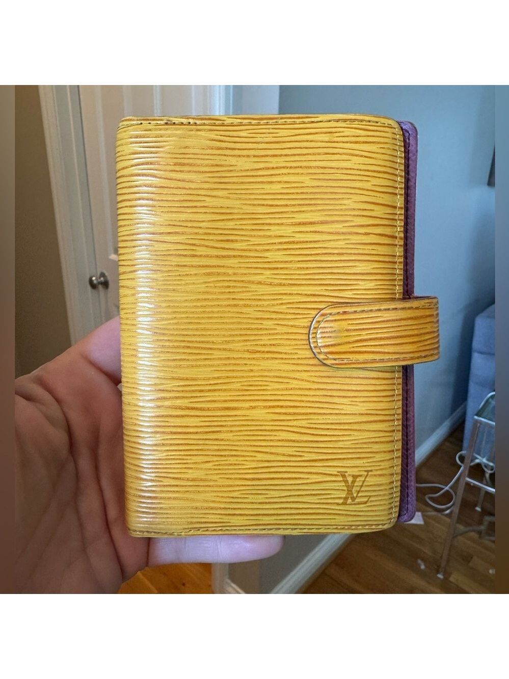 Louis Vuitton - PM Agenda - Yellow Epi - EUC AUTHENTIC